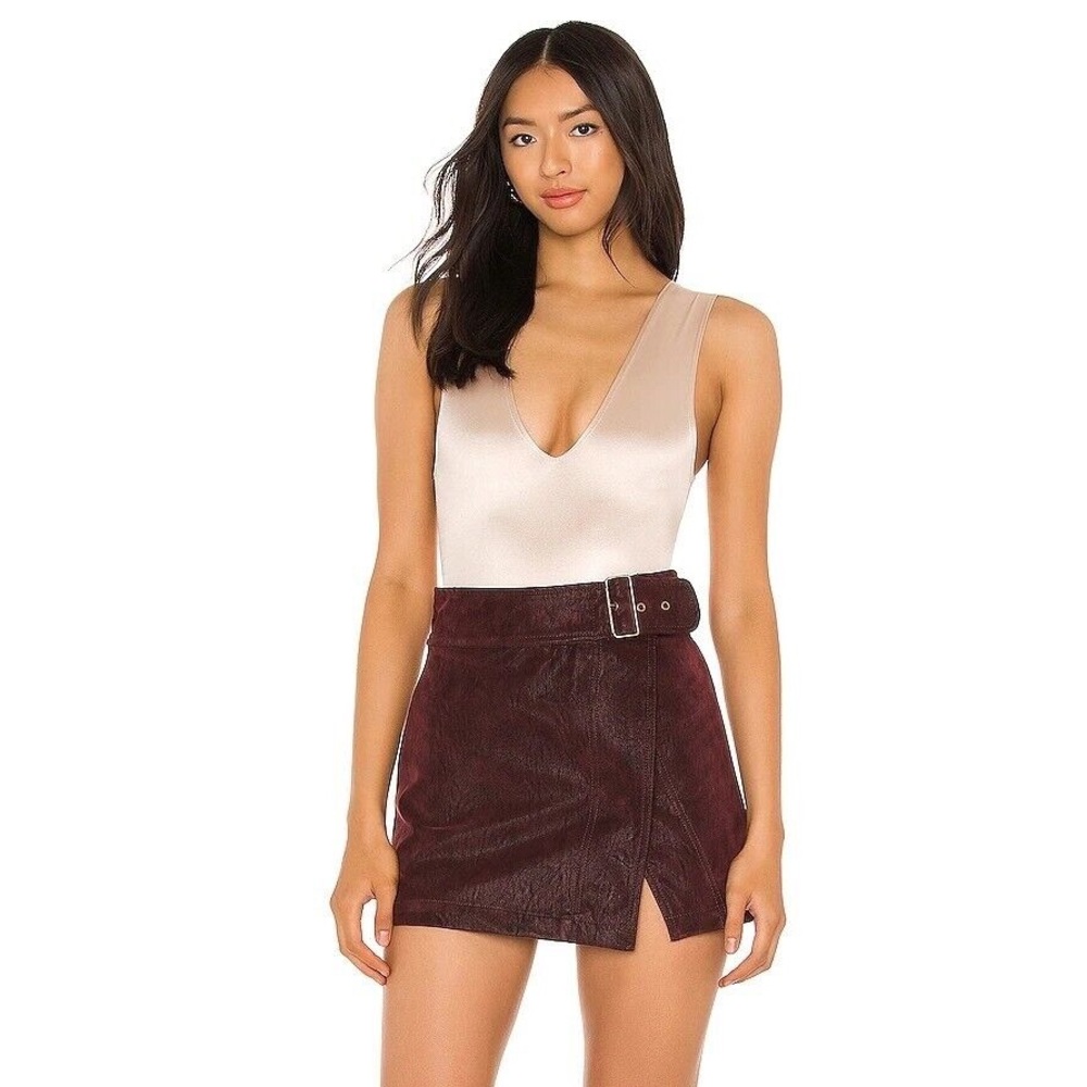 Free People X REVOLVE Keep It Sleek Bodysuit in Oyster